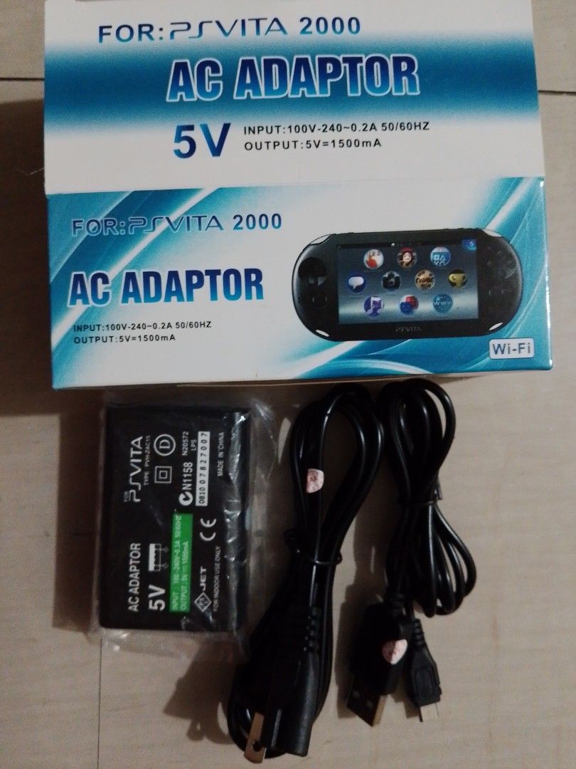 PS VITA SLIM AC CHARGER ADAPTOR (Category: Cases & Covers) located in Quezon City. Submitted by hajjasittienor (Listing ID 1433685159, Image 1). Description: BRAND NEW PS VITA SD ADAPTOR. PS VITA SLIM TEMPERD GLASS.200 PS VITA SLIM CRYSTAL CASE.230 PS VITA SLIM SILICON CASE.250 PS VITA HARD POUCH.300 .PWEDE PICK UP .PWEDE GCASH AVIDA TOWER NEW MANILA COL BONNY SERRANO AVE QC.