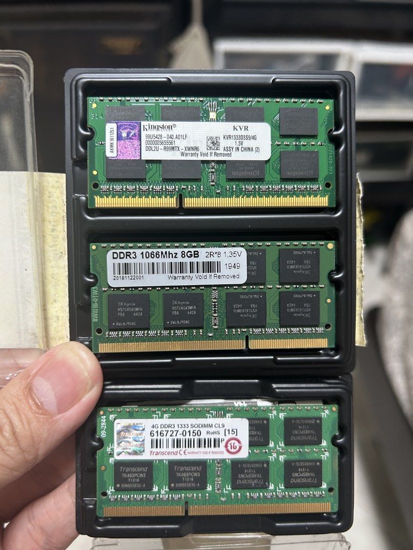 RAM Memory Modules - Kingston, Hynix, Transcend489078118291220480
