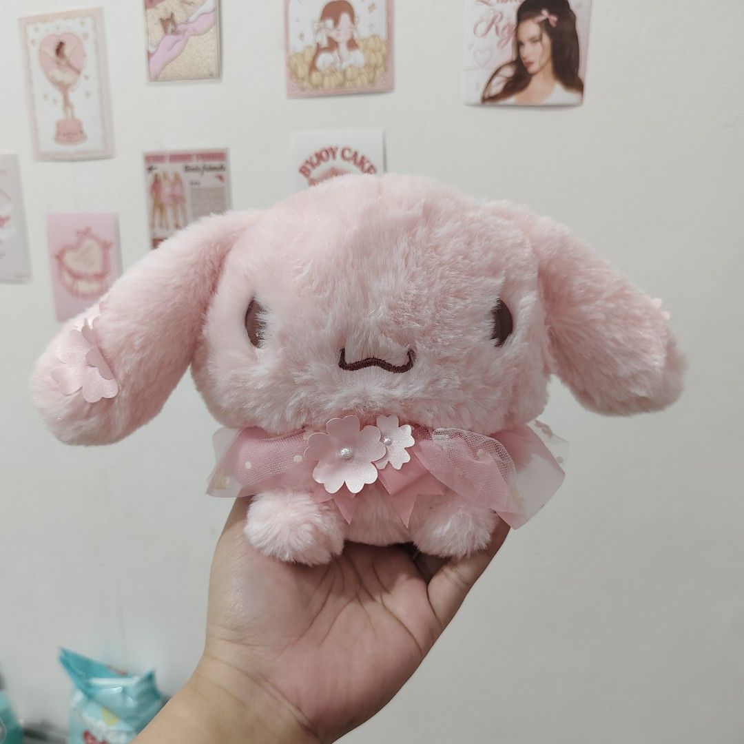 Sanrio Cinnamoroll Sakura 2024 Plush (Category: Plushies & Soft Toys) located in San Jose del Monte. Submitted by loidatan (Listing ID 1433711582, Image 1). Description: Sakura Cinnamoroll plush (2024) with papertag in bnew condition ORIGINAL JAPAN SANRIO. Direct JNT Shipping & Lalamove shipping on weekends only rfs: need funds for my baby nesting 🍼👶🏼 📌Muzon, SJDM Bulacan.