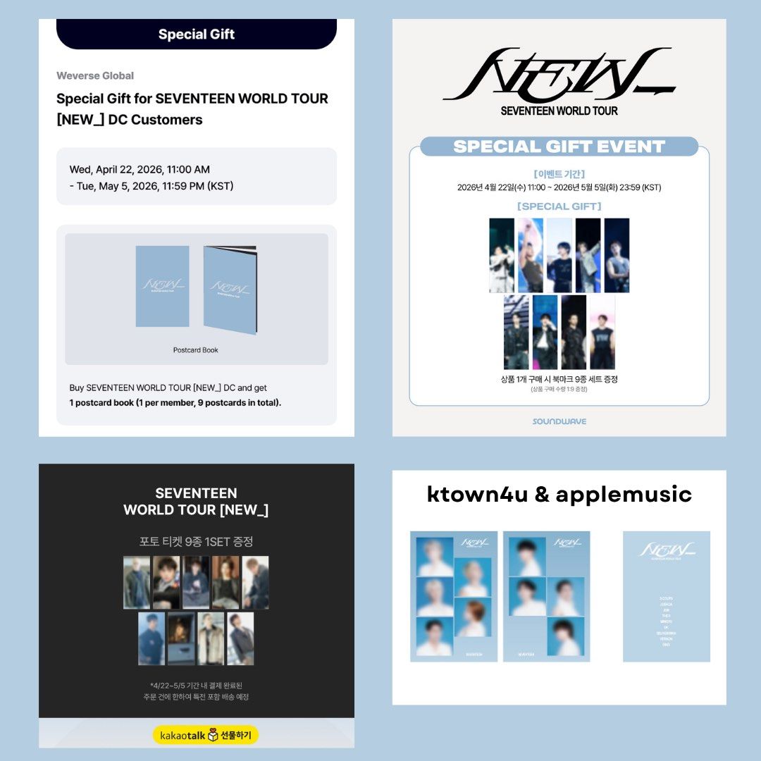 SEVENTEEN WORLD TOUR NEW_ DC | PRE-ORDER (Category: Events Tickets) located in Paranaque City. Submitted by joyfindsmnl (Listing ID 1433744467, Image 3). Description: SEVENTEEN WORLD TOUR NEW_ DC | PRE-ORDER 🛍️ Weverse/Soundwave/Kakao/applemusic/Ktown4u/KR Supplier • PRICING & ETA Options: Option 1: Normal ETA ⏳ 4-6 weeks upon shipment to PH 🏷️ ₱3,200 + delivery fee Option 2: Fast ETA option FETA Option 2-1: via Byahera ⏳ weekly flight schedule
