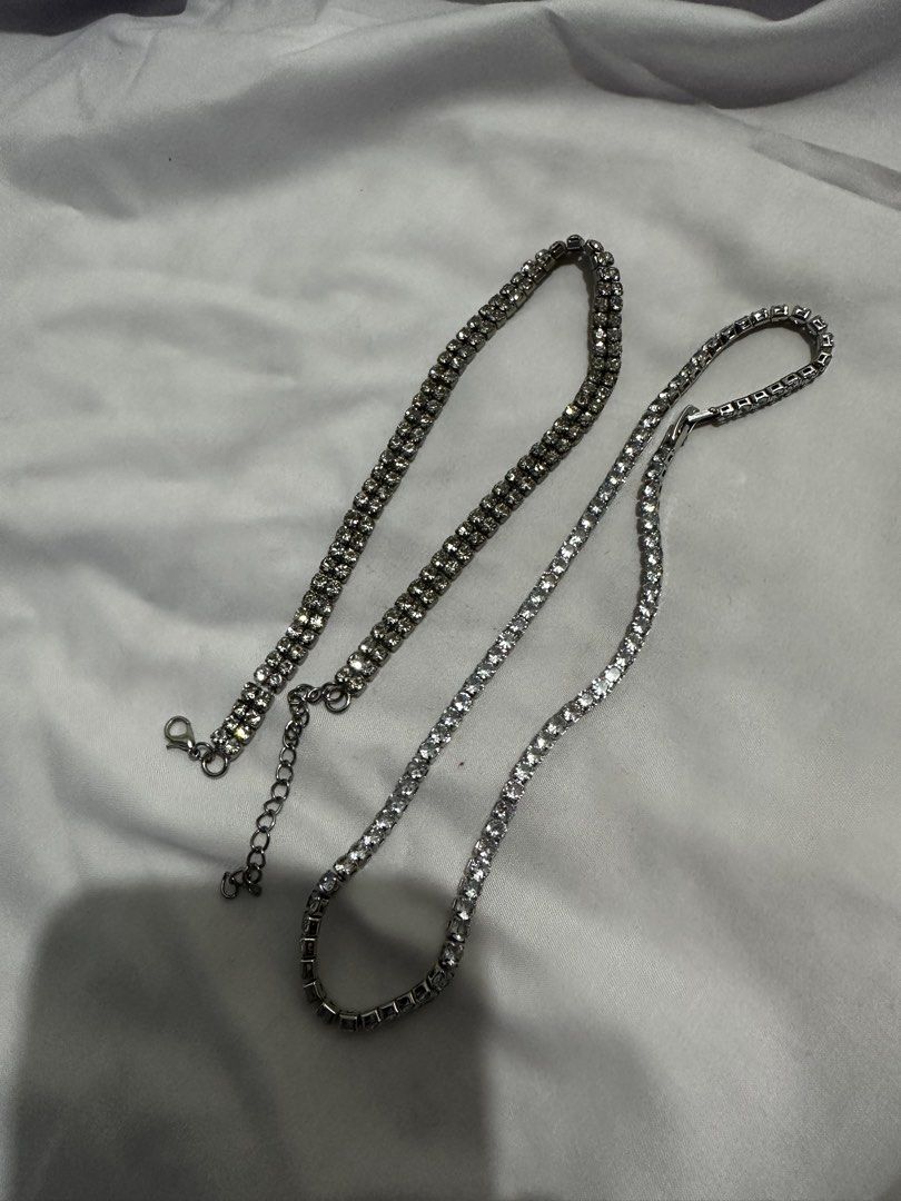 Necklaces (Category: Necklaces) located in Pasay City. Submitted by j9declutter (Listing ID 1433731389, Image 1). Description: Carousell Decluttering! Selling low!!! Pick-up via grab/move it/joyride/angkas/lalamove. Meet-up location: Lrt Edsa station NO COD! If in doubt, wag bumili 😁 You can pay thru BPi & Gcash only. Happy shopping! ❤️❤️❤️ The other necklace needs cleaning.