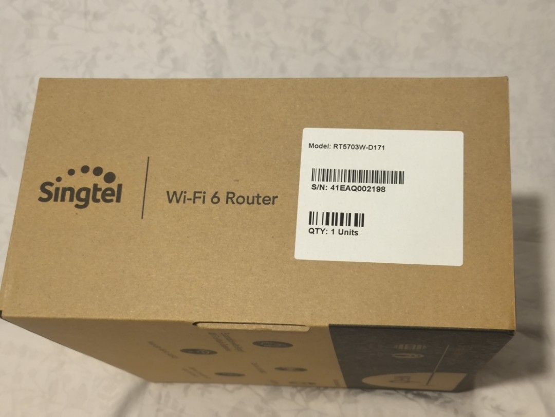 Singtel Wi-Fi 6 Router (RT5703W-D171) Askey, Computers & Tech, Parts ...