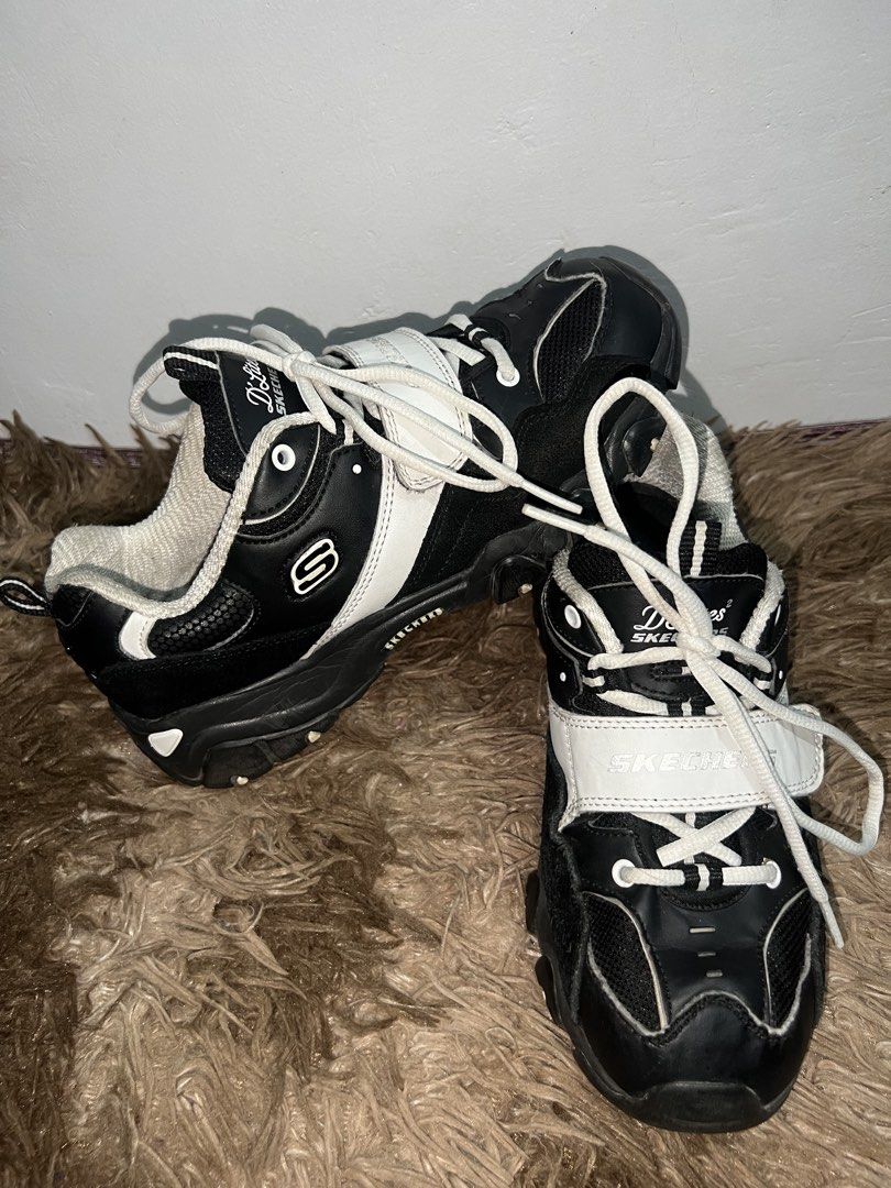 Skechers D'Lites 2.0 (Black & White) (Category: Sneakers) located in Manila. Submitted by pollyspocket.ph (Listing ID 1433656109, Image 3). Description: — Will sell as is 📍GMA, Cavite.