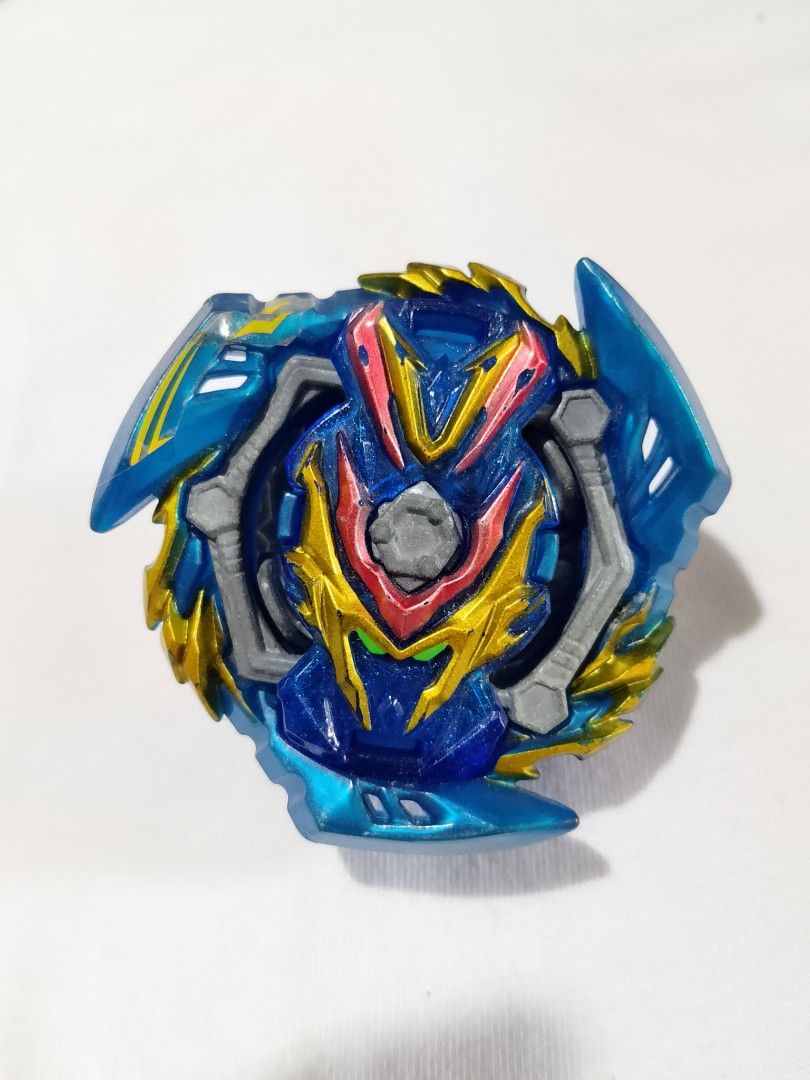 Slash Valkyrie Blitz Power Retsu (B-134), a Right-Spin Attack Type Beyblade from the Beyblade Burst GT series (Category: Action & Battle Toys) located in Victoria. Submitted by oseisan10249776 (Listing ID 1433590584, Image 1). Description: 799 each Gatinko Chip (Valkyrie): Features the iconic Valkyrie avatar, providing strong teeth for burst resistance. Layer Weight (Retsu): An unbalanced weight that concentrates most of its mass on one side to i