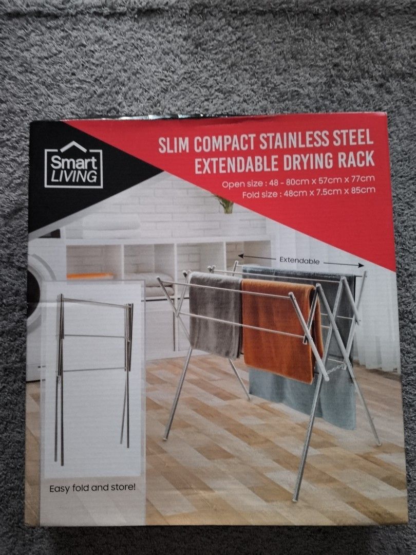 Smart Living Slim Compact Extendable Drying Rack