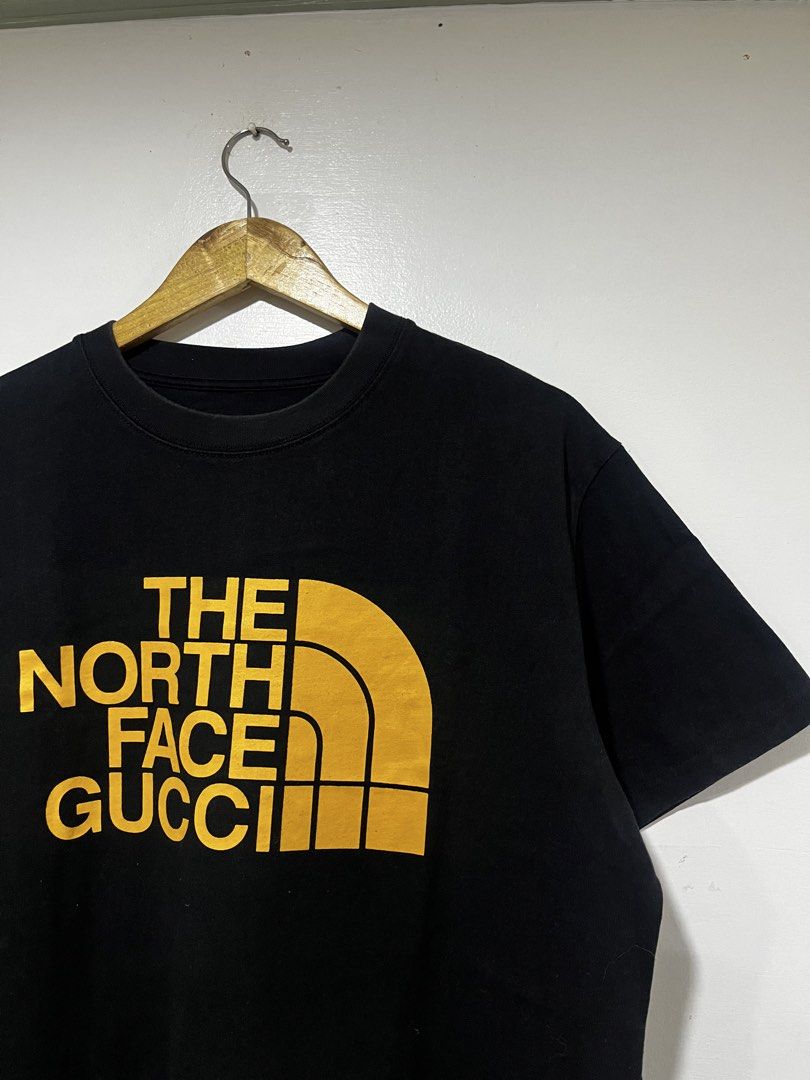 The North Face x Gucci | Logo Tee (Category: Tshirts & Polo Shirts ) located in Taguig. Submitted by shhhhselection (Listing ID 1433641905, Image 3). Description: WTS “The North Face x Gucci | Logo Tee” Large Width - 23” Length - 29” Excellent Condition Cut Tags 998 Pesos Only! 📩 📍Taguig City.