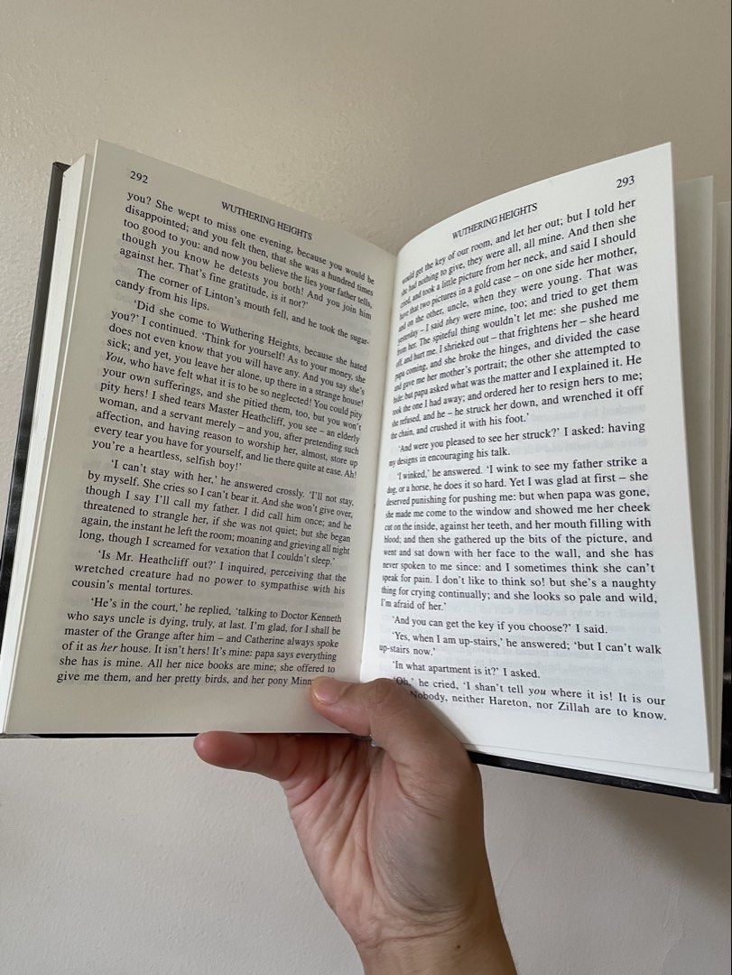 Wuthering Heights by Emily Brontë (Category: Storybooks) located in Cebu City. Submitted by choandcloud (Listing ID 1431654794, Image 3). Description: - Wuthering Heights by Emily Brontë - Hard bound - With stain on first and last page but all good in between pages :) .
