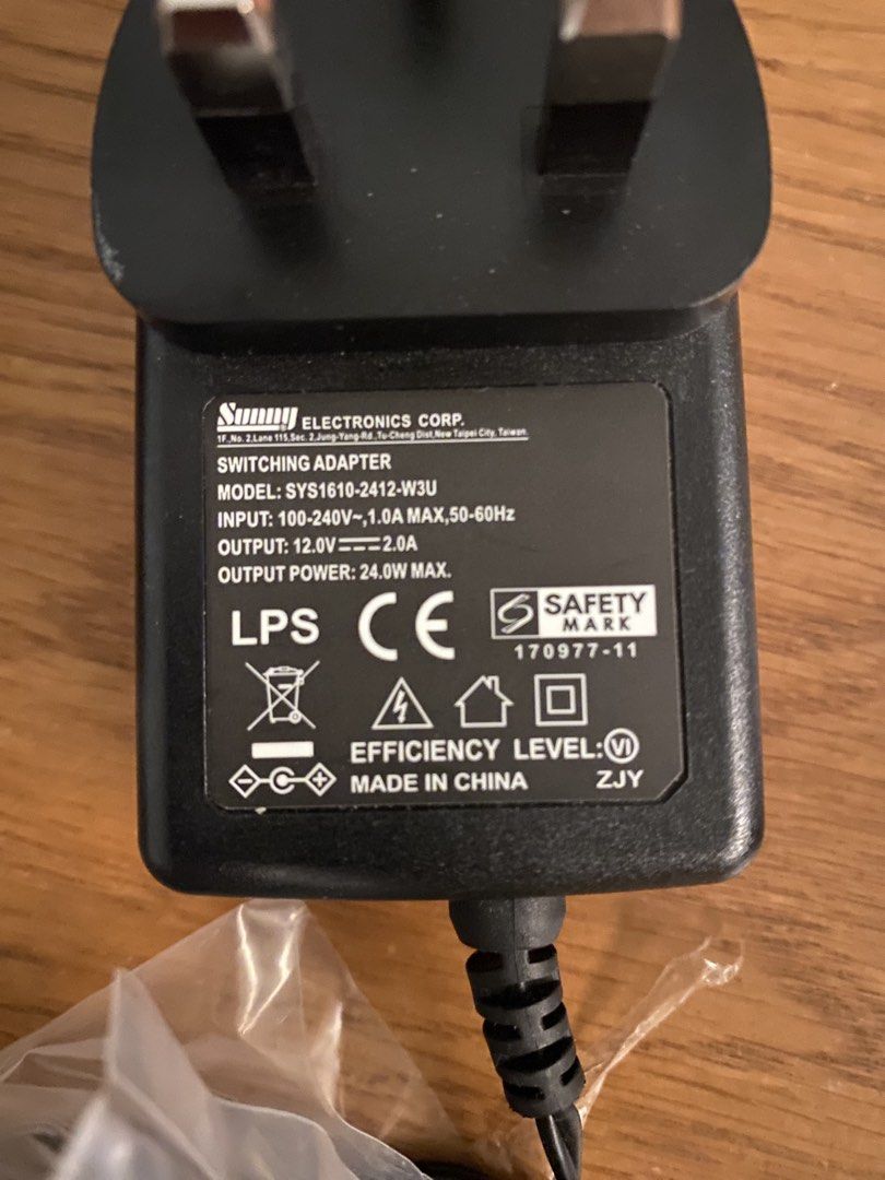 12v 2A power supply441447467052574722