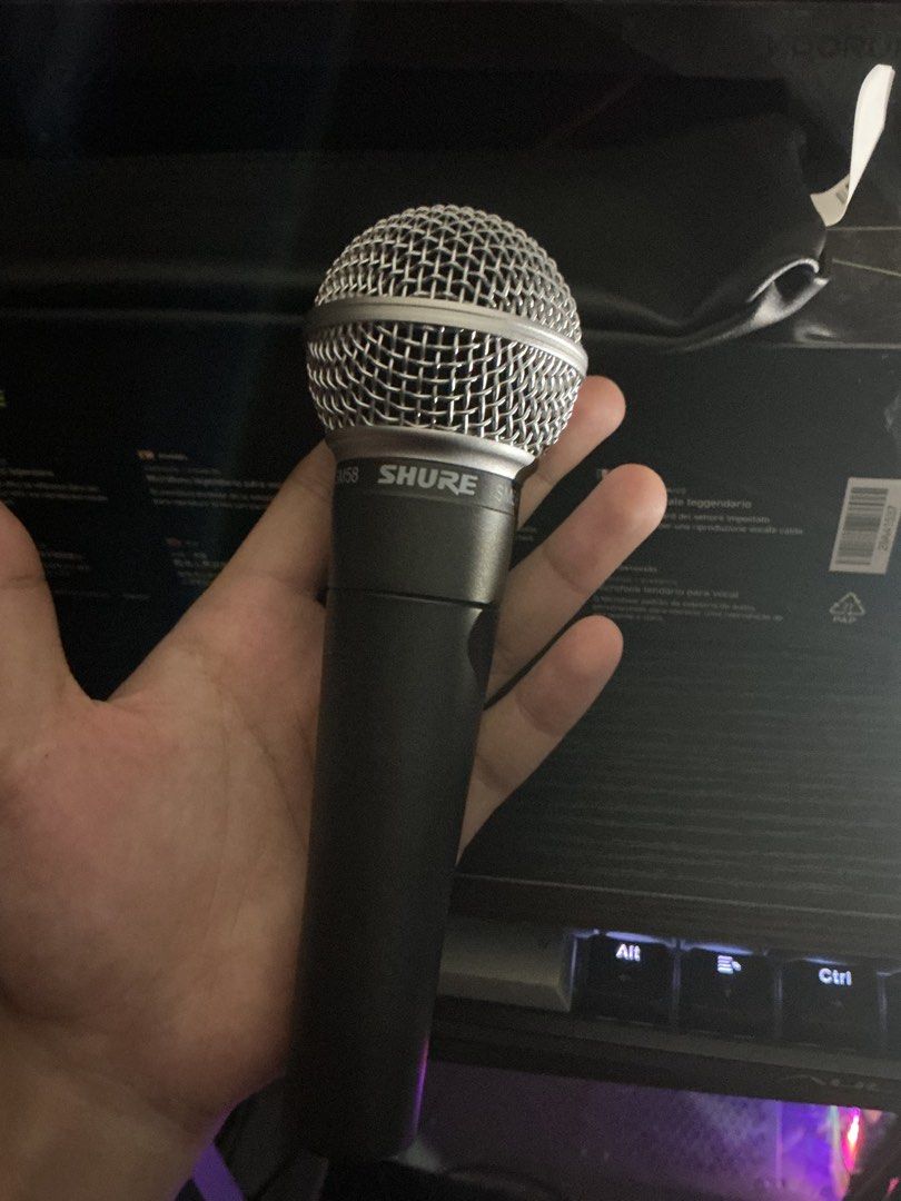 Brand new Shure SM58 (Category: Microphones) located in Quezon City. Submitted by miyakiiiii (Listing ID 1433816869, Image 2). Description: Brand new Shure SM58 complete inclusions. bought it from JB Music. rfs: prefer a condenser mic location: katipunan, qc.