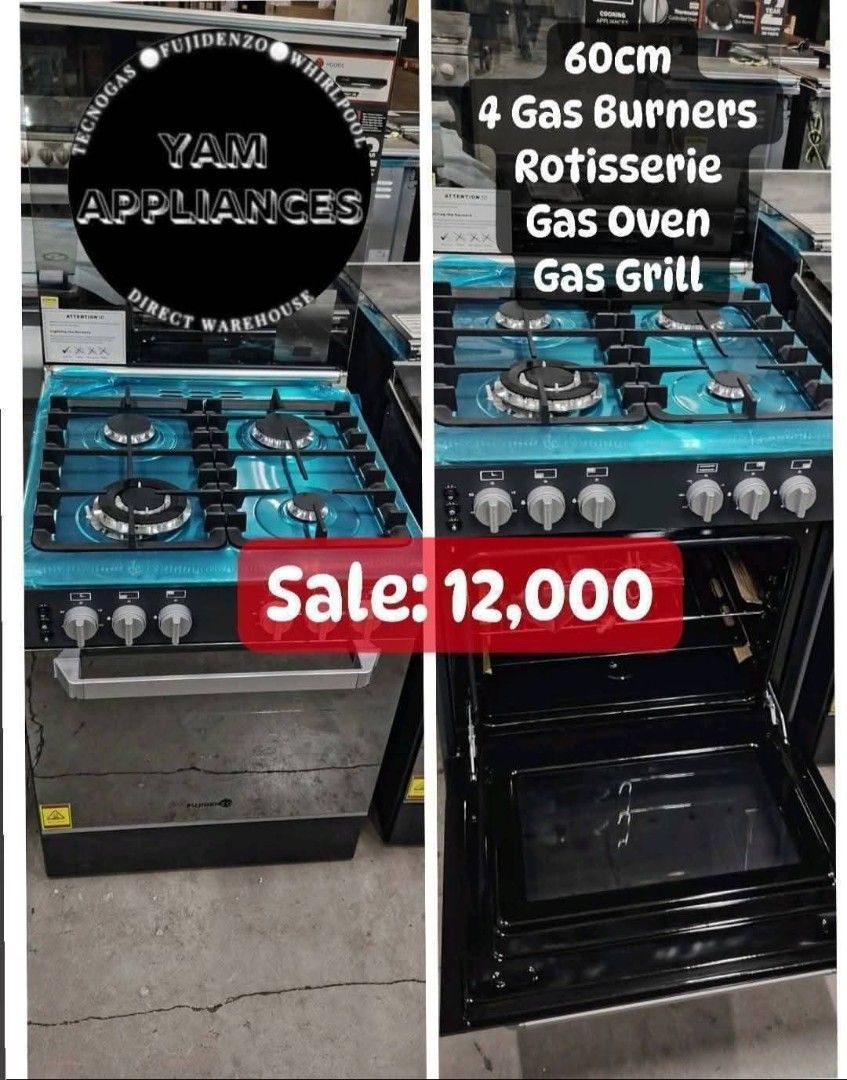 60cm Gas Range with Oven (Category: Other Kitchen Appliances) located in Caloocan City. Submitted by yam_appliances (Listing ID 1433923403, Image 1). Description: AVAILABLE 📣 🔥60CM GAS RANGE WITH OVEN 🔥 🏃🏻‍♂️Open for pick up Walkin buyer 📌Pin loc: Yam Appliances Caloocan (BAGUMBONG NORTH CALOOCAN /BAGBAGUIN MEYCAUAYAN) CONTACT NUMBER ☎️09289464485 SMART SIM ☎️09943518702 DITO SIM 🔥BRANDNEW MALLPULLOUT 🔥GUARANTEE BRANDNEW CONDITION 🔥WITH 