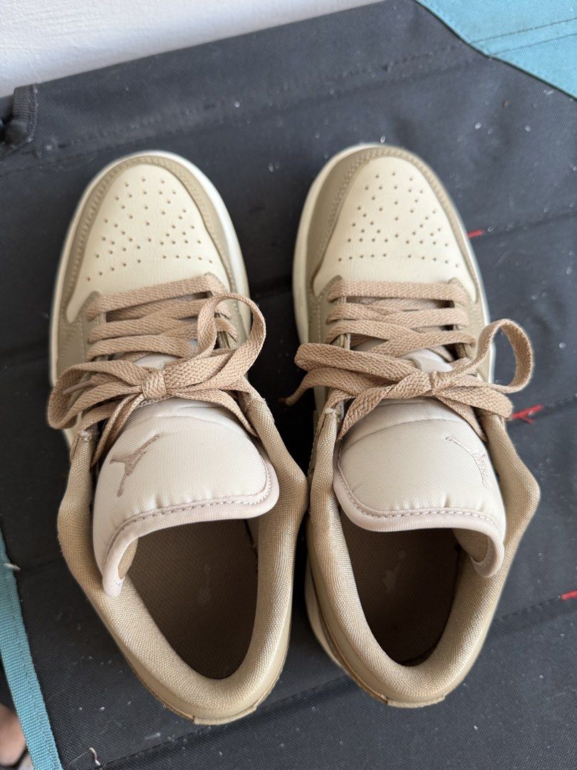 Air Jordan 1 Low DC0774-203 (Category: Sneakers) located in Bacoor. Submitted by patttsarge (Listing ID 1433855760, Image 2). Description: - Air Jordan 1 Low sneakers - Color: Tan and cream - Size: US 7.5 / EUR 38.5 / CM 24.5 - Classic low-top design Used 3x only 2500php 📍Bacoor Cavite.