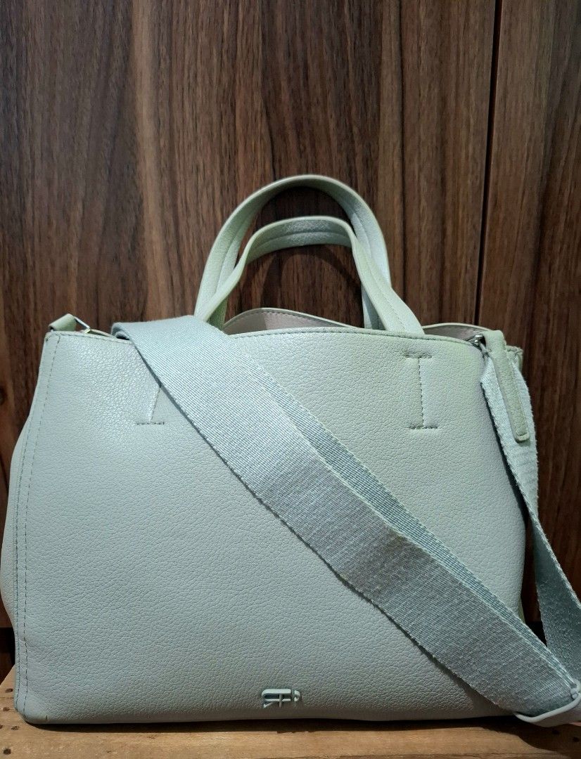 Authentic Parfois Handbag - Sage Green (Preloved/Declutter) (Category: Luxury Bags & Wallets) located in Antipolo. Submitted by desireekay70914 (Listing ID 1433868127, Image 1). Description: price is negotiable, kindly message me if have questions..