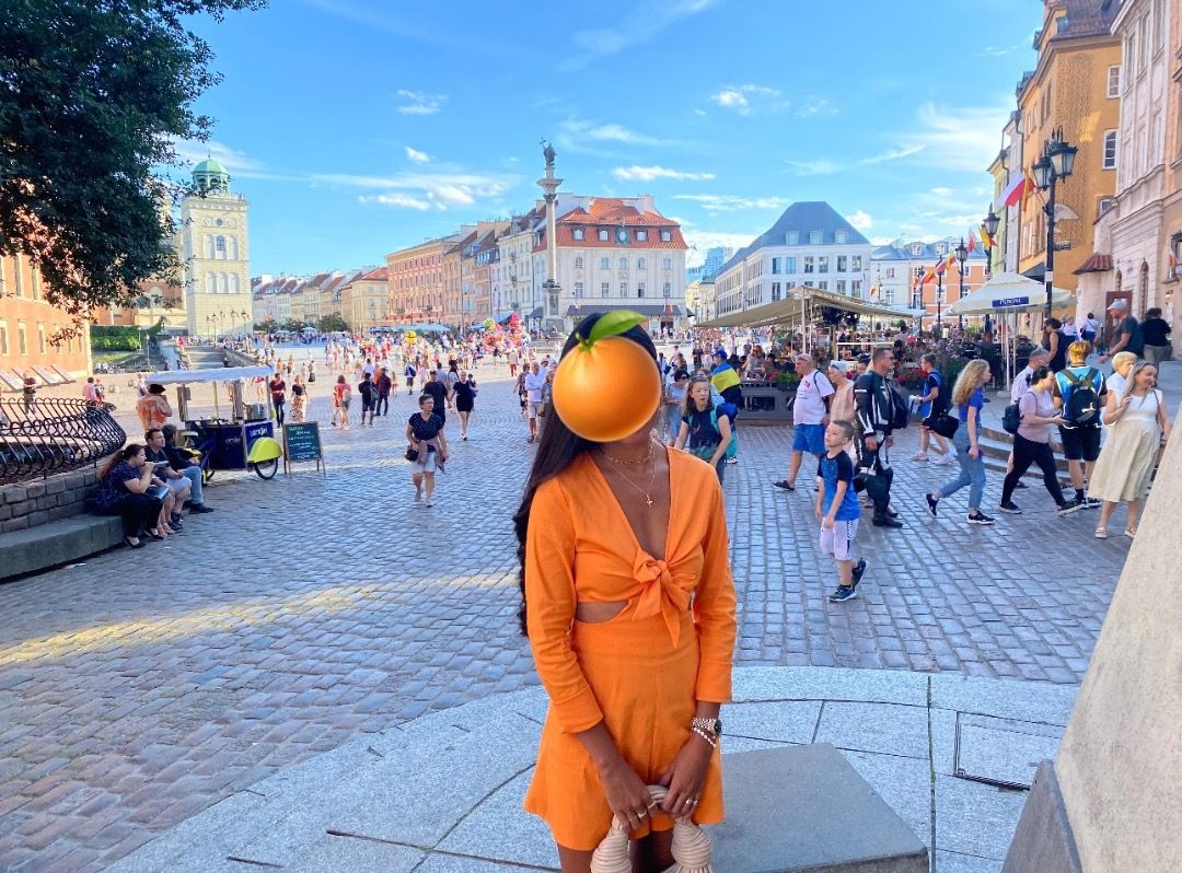 Bershka romper (Category: Rompers) located in Malay. Submitted by joycking (Listing ID 1433881404, Image 3). Description: Bright orange cut-out romper 🍊 XS on tag but can fit upto Small Worn only on holidays, still in great condition. Flattering fit, light and comfy RFS : decluttering for more space Slightly negotiable for quick sale 🤍.