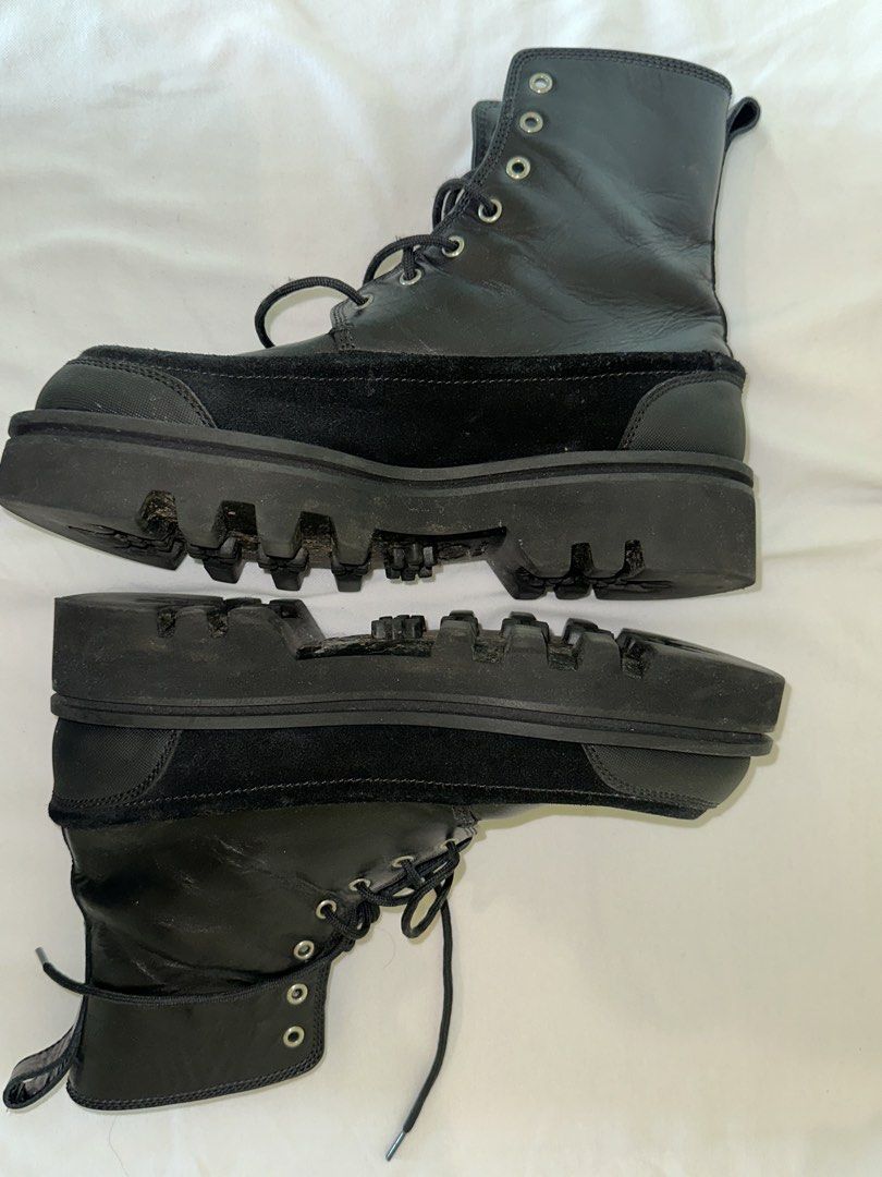 Black Leather Boots with Vibram Soles (Category: Boots) located in Taguig. Submitted by fashionhealthpack (Listing ID 1433806234, Image 2). Description: Sacha Garel defunct brand Bought from his studio in Paris Now Sacha Garel is a multifaceted creative professional primarily recognized for his leadership in the luxury fragrance industry and his namesake high-end footwear brand. Since September 2023, he has served as the Vice President of Global 