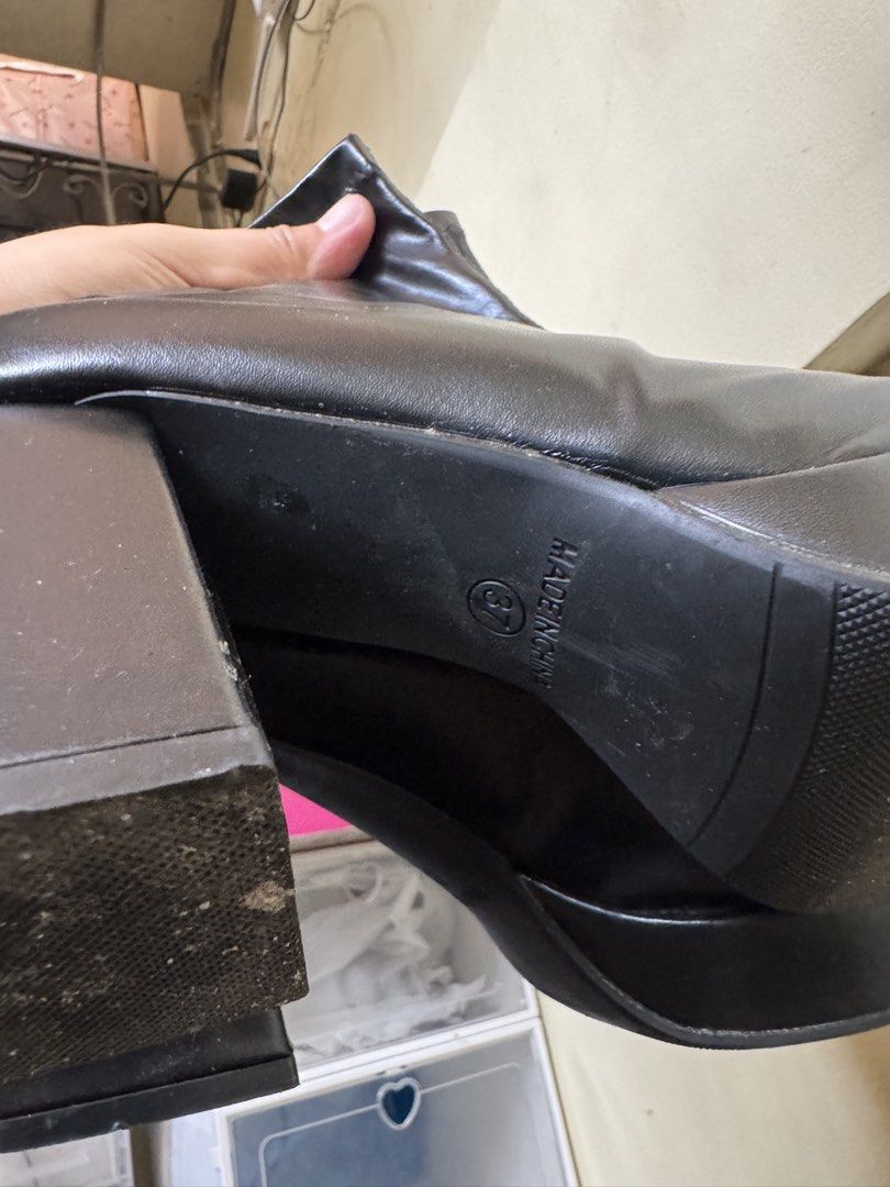 Black Sandals with Gold Accents and Boots (Category: Flats & Sandals) located in Cainta. Submitted by rn.archive (Listing ID 1433942021, Image 3). Description: Sold as set.