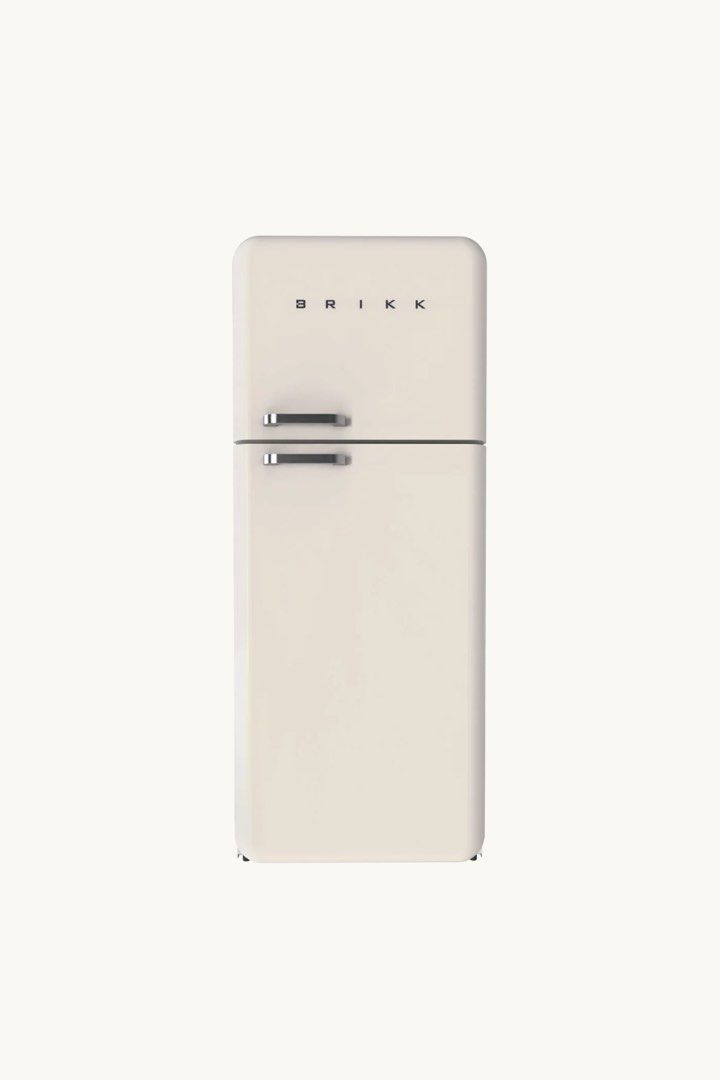 Brikk Two-Door Retro Design Refrigerator (Category: Refrigerators and Freezers) located in Cainta. Submitted by rsshopacc (Listing ID 1433928410, Image 1). Description: Rarely used! Brikk Two-Door Retro Design Refrigerator Smeg dupe for a fraction of the price!!! 😁🤍 Color: cream Rfs: upgrade.