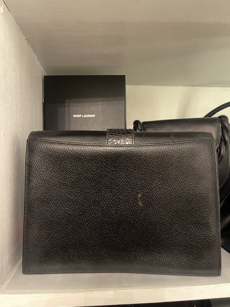 Caran d'Ache Black Leather Clutch (Category: Clutches) located in Marilao. Submitted by wardrovearchives (Listing ID 1433941700, Image 2). Description: Pure Leather, tag with plastic cover pa.