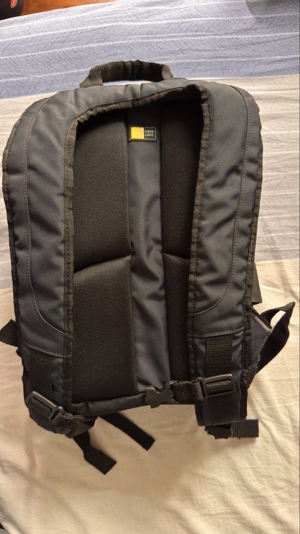 Case Logic Camera Backpack (Category: Camera Bags & Carriers) located in Singapore. Submitted by Derhoho (Listing ID 1433909023, Image 2). Description: - Case Logic camera backpack - Perfect for photographers - Multiple compartments for gear - Padded dividers for protection - Comfortable back panel - Adjustable straps - Fully functional.