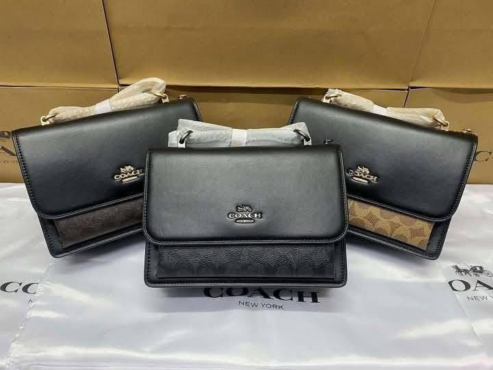 Coach faye drawstring ‼️ new arrival (Category: Luxury Bags & Wallets) located in Las Pinas. Submitted by yhn_boutique (Listing ID 1433900631, Image 3). Description: Brandnew with complete inclusions 🌟 Auth - Vietnam Made. Comes with: Paperbag Dustbag Carecard Lalamove ready.