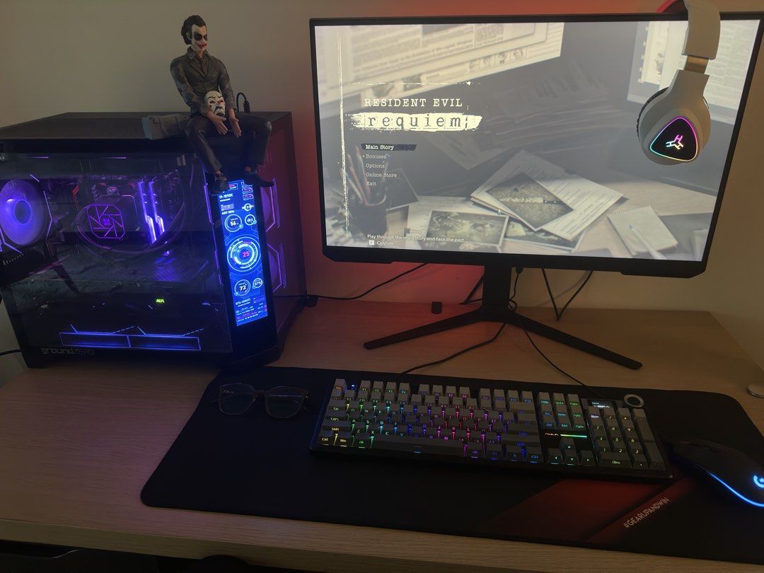 System unit + 1440P Monitor (Category: Computer Parts) located in Quezon City. Submitted by rgnar (Listing ID 1433974741, Image 2). Description: Selling complete pc set w/ Secret Lab Titan Classic 2020 Gaming chair • GPU: RTX 2070 Super • RAM: 16GB (2x8GB) G.Skill Trident Z Neo 3600MHz • Samsung Odyssey G5 27” • 165Hz | QHD 1440p Samsung Monitor • CPU: Ryzen 5 3600 (6 cores / 12 threads) • Motherboard: B450 Aorus M • Cooling: Aqua Elite Liquid Co