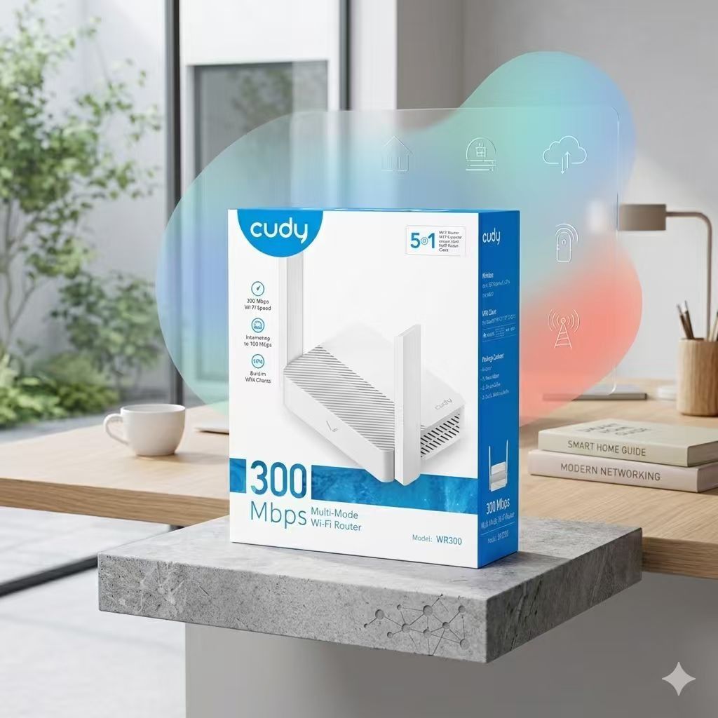 CUDY WR300 Wi-Fi Router (Category: Networking) located in Manila. Submitted by sams_store_904 (Listing ID 1433824792, Image 1). Description: FEATURES: 300 Mbps Wi-Fi 1 4× Fast Ethernet Ports Powering via USB-C Covers 90 m² (950 ft²) 2 Router/AP/RE/WISP/Client/Mesh Modes VPN Client of WireGuard, PPTP, L2TP Cudy App.