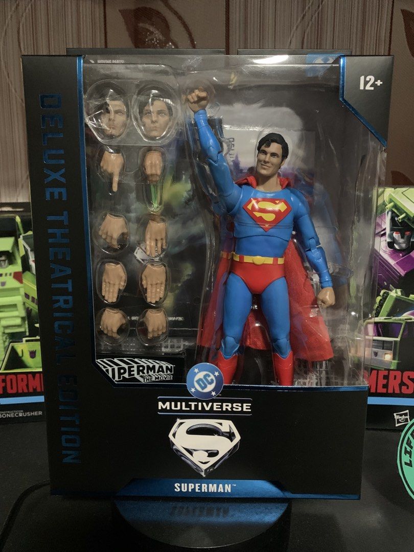DC Multiverse Superman Theatrical Edition Action Figure (Category: Figurines & Statues) located in Paranaque City. Submitted by rysauto (Listing ID 1433917469, Image 1). Description: 2300 Misb .