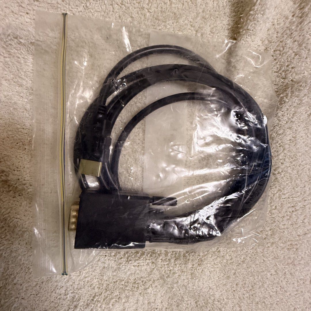 Display Port Adpater (Category: Cables & Adaptors) located in Dasmarinas. Submitted by khaiganda10-28225 (Listing ID 1433911610, Image 1). Description: DisplayPort is a digital interface used to connect a video source, such as a computer, to a display device like a monitor. Developed by the Video Electronics Standards Association, it can also carry digital audio, USB, and other types of data over a single cable. Brand new naka stock nalang bilhin