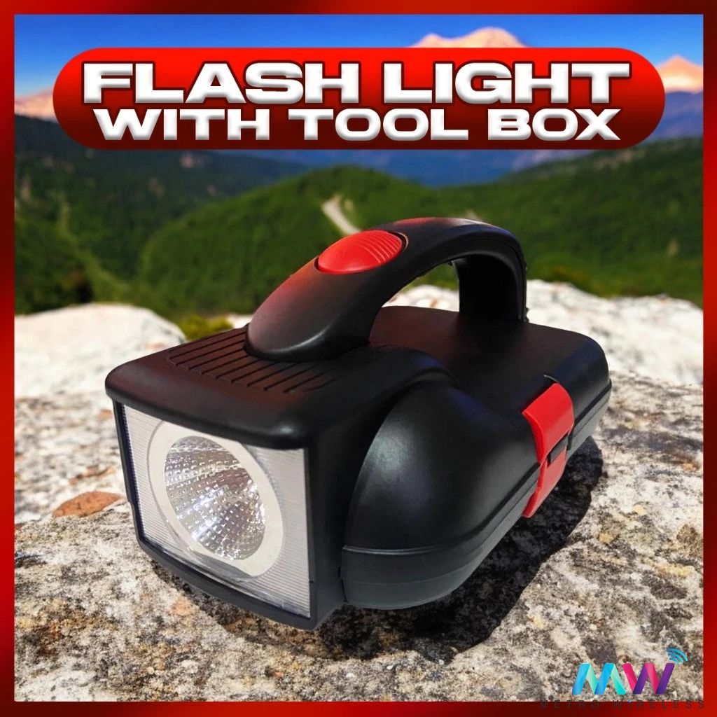 Flashlight with Integrated Tools - Essential Lighting and Repair Kit for Everyday Use (Category: Construction Tools & Equipment) located in Paranaque City. Submitted by pilipinashop (Listing ID 1433852786, Image 1). Description: Flashlight with Tools Included – Compact Lighting and Multi-Use Tool Kit for Home and Outdoors Illuminate your surroundings while staying prepared for any task with the Flashlight with Tools Included. This compact, multi-