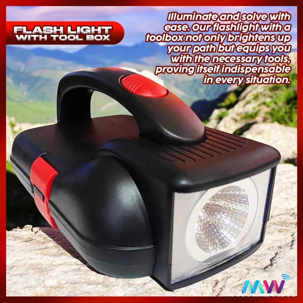 Flashlight with Integrated Tools - Essential Lighting and Repair Kit for Everyday Use (Category: Construction Tools & Equipment) located in Paranaque City. Submitted by pilipinashop (Listing ID 1433852786, Image 3). Description: Flashlight with Tools Included – Compact Lighting and Multi-Use Tool Kit for Home and Outdoors Illuminate your surroundings while staying prepared for any task with the Flashlight with Tools Included. This compact, multi-