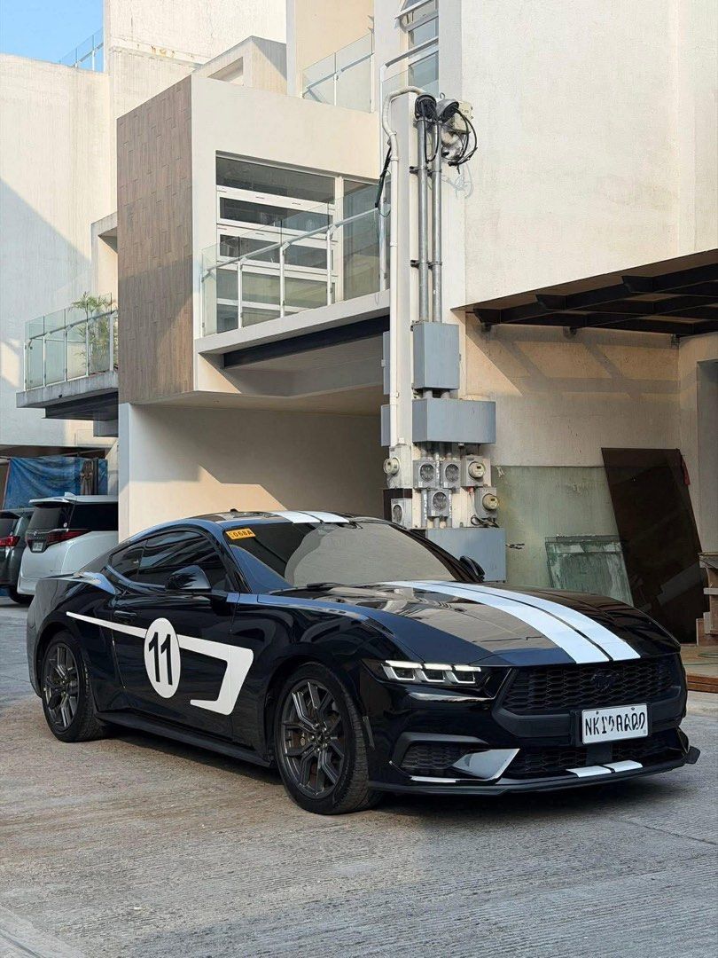 Ford Mustang Ecoboost 2.3L Auto (Category: Used Cars) located in Manila. Submitted by quality_cars (Listing ID 1433819513, Image 2). Description: New Arrival! Thank you, Lord! 🙏🏻 Naghahanap ka ba Ford Mustang na MATIPID sa gas?! I got you!!! 🥳 2024 Ford Mustang Ecoboost 2.3L Automatic Transmission 20,000 kms only! (Not tampered) All Original Paint (Black) Super Well Maintained/Newly PMS with receipts Big Brembo Brakes Front and Rear Recaro Rac