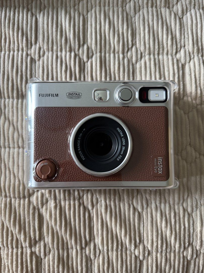 Fujifilm Instax Mini Evo - Brown, Photography, Cameras on Carousell