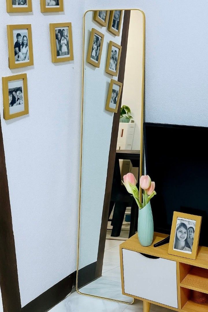 Full Body Mirror with Stand Full Length Mirror Slim Mirror (Category: Mirrors) located in Manila. Submitted by onlineshoppersph (Listing ID 1433933558, Image 3). Description: DISCOUNT FOR BULK/WHOLESALE ORDERS‼️ ✅100% Brand New ✅Good Quality Cash On Deliver - Metro Manila - Delivery Fee/Handling Fee shouldered by BUYERS - DF/HF depends on BUYERS Location LALAMOVE PICK UP - Cash on Deliver - Metro Manila & Nearby DELIVER THRU COURIER, CARGO & BUS 