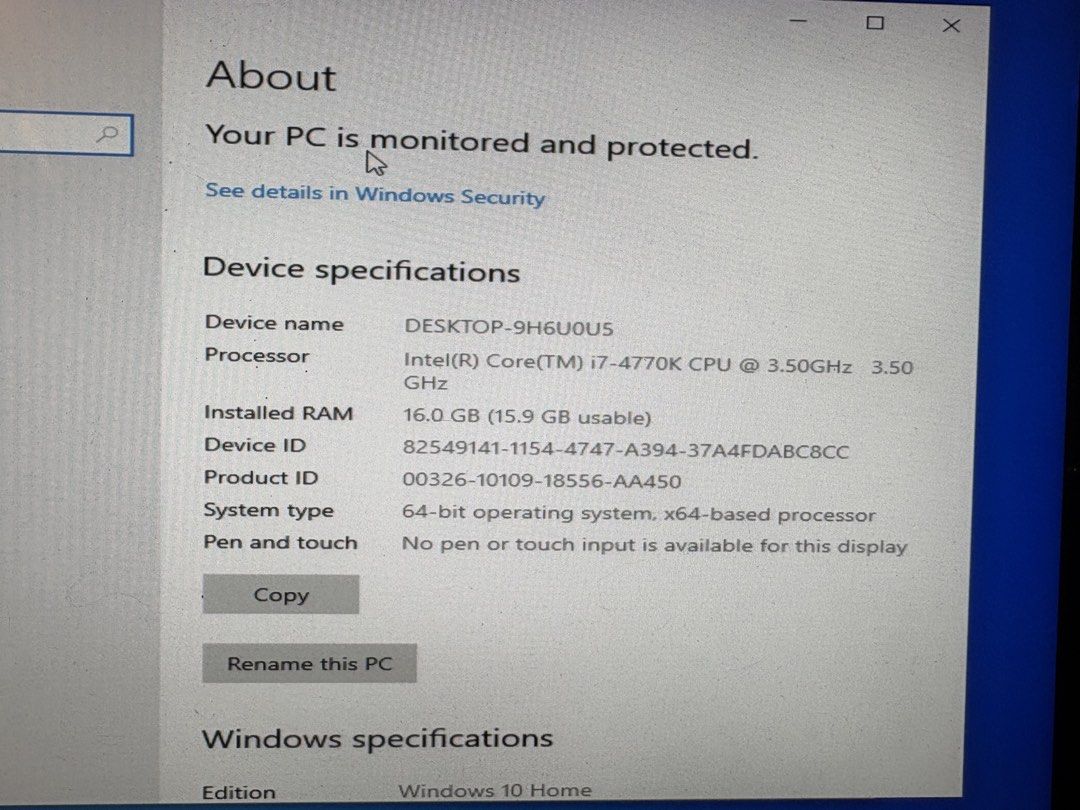 Gigabyte Desktop PC - Intel Core i7, 16GB RAM436868711323412482