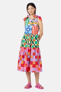 COS Asymmetric Silk Dress With Ties - Multicoloured, Women's Fashion,  Dresses & Sets, Dresses on Carousell