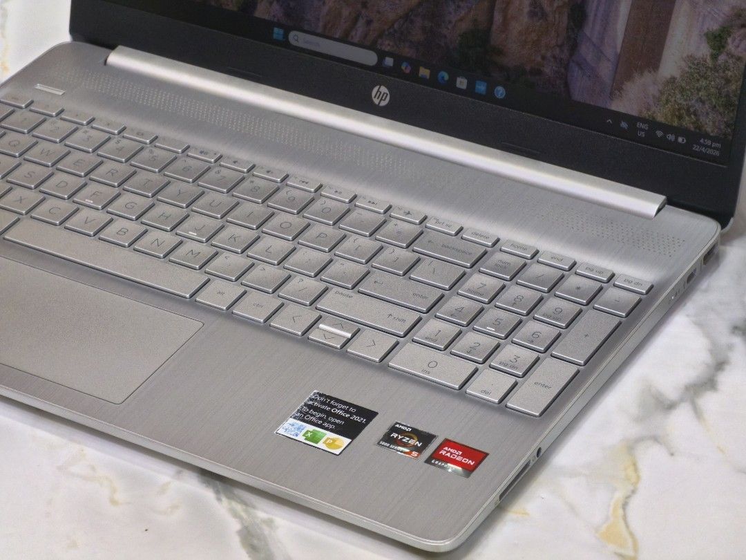 HP Laptop 15s eq3067AU AMD Ryzen 5 5625U 12GB RAM 512GB SSD 15.6 inch IPS Display FHD 1080P Resolution AMD Radeon Graphics Win11 (Category: Laptops & Notebooks) located in San Juan City. Submitted by jaszdevicepad (Listing ID 1433829843, Image 3). Description: HP Laptop 15s eq3067AU AMD Ryzen 5 5625U 12GB RAM 512GB SSD 15.6 inch IPS Display FHD 1080P Resolution AMD Radeon Graphics Win11 💻2ndhand, Slightly use SALE Price 18,590✨️ Specs - AMD Ryze
