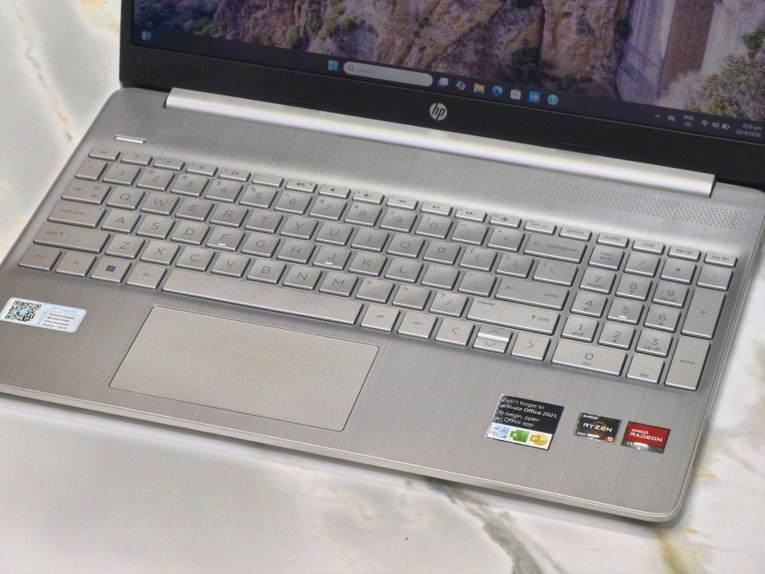 HP Laptop 15s eq3067AU AMD Ryzen 5 5625U 12GB RAM 512GB SSD 15.6 inch IPS Display FHD 1080P Resolution AMD Radeon Graphics Win11 (Category: Laptops & Notebooks) located in San Juan City. Submitted by jaszdevicepad (Listing ID 1433829843, Image 2). Description: HP Laptop 15s eq3067AU AMD Ryzen 5 5625U 12GB RAM 512GB SSD 15.6 inch IPS Display FHD 1080P Resolution AMD Radeon Graphics Win11 💻2ndhand, Slightly use SALE Price 18,590✨️ Specs - AMD Ryze