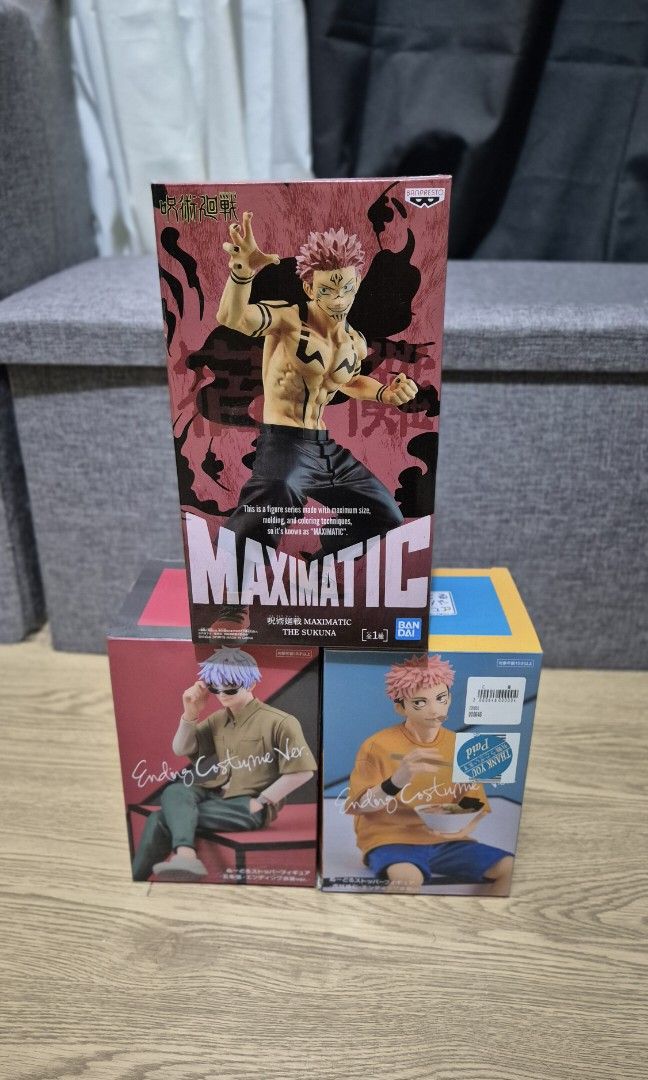 Jujutsu Kaisen Anime Figures Set A (Category: Figurines & Statues) located in Binan City. Submitted by primedibs (Listing ID 1433856185, Image 1). Description: Meet up if nearby southwoods biñan. COD available via Spx Xpress. Just need to settle SF + box & bubble wrap packaging..