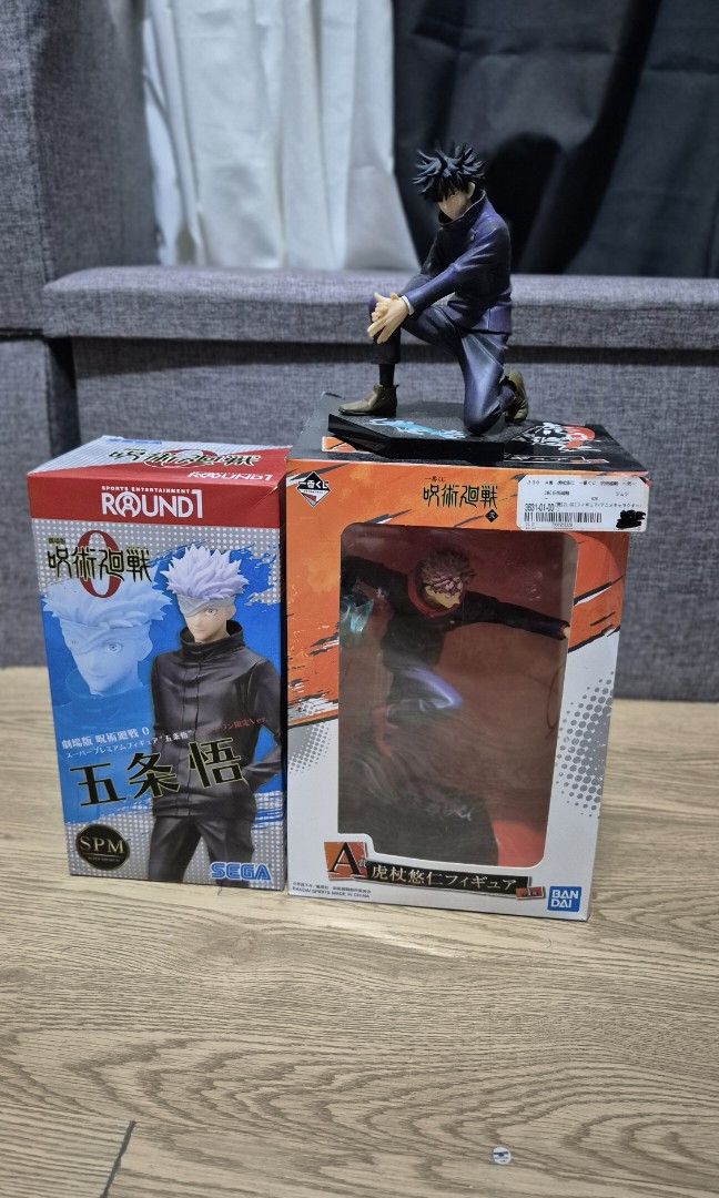 Jujutsu Kaisen Anime Figures Set C (Category: Figurines & Statues) located in Binan City. Submitted by primedibs (Listing ID 1433856931, Image 1). Description: Meet up if nearby southwoods biñan. COD available via Spx Xpress. Just need to settle SF + box & bubble wrap packaging..