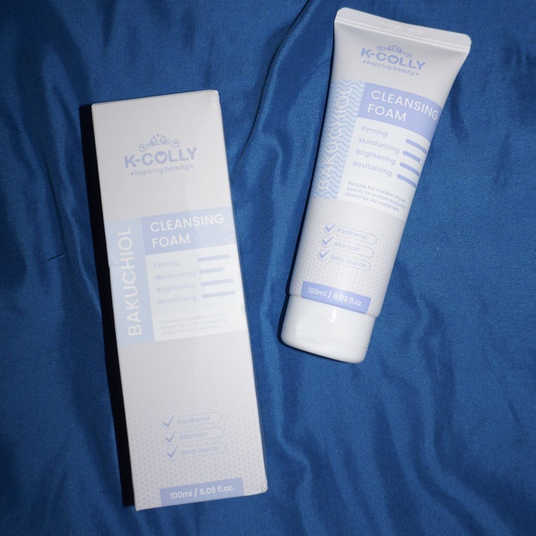 (NEW) K-COLLY Bakuchiol Cleansing Foam 100ml, Beauty & Personal Care ...