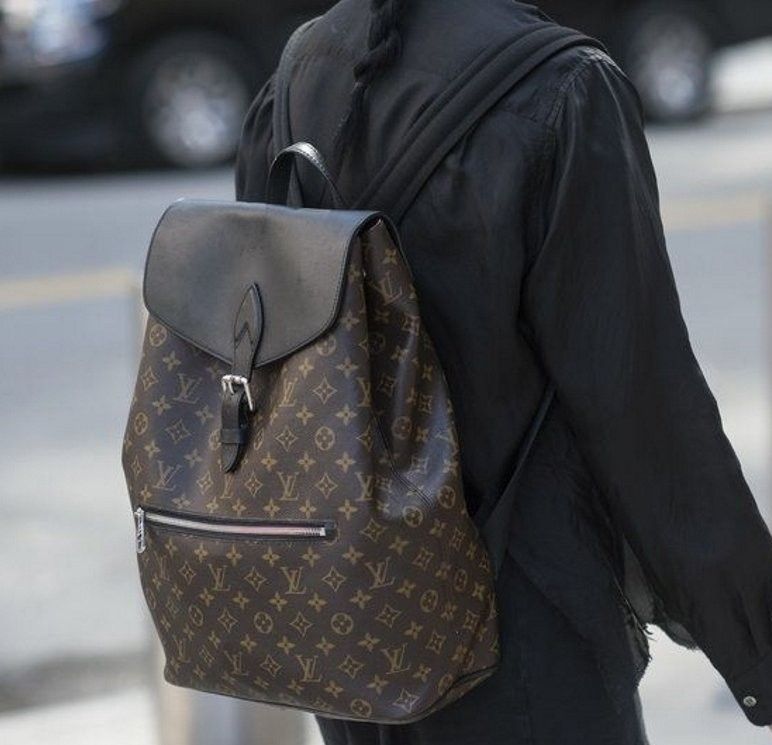 Louis Vuitton Monogram Macassar Canvas Palk Backpack Bag (Category: Luxury Bags & Wallets) located in Santa Rosa. Submitted by sassycollection. (Listing ID 1433891211, Image 2). Description: Highlights Brown in color monogram pattern front zip pocket adjustable shoulder straps top handle Condition: GOOD. This previously owned and used item is in good condition with minimal signs of use. This may include fading of material or plating and scratches