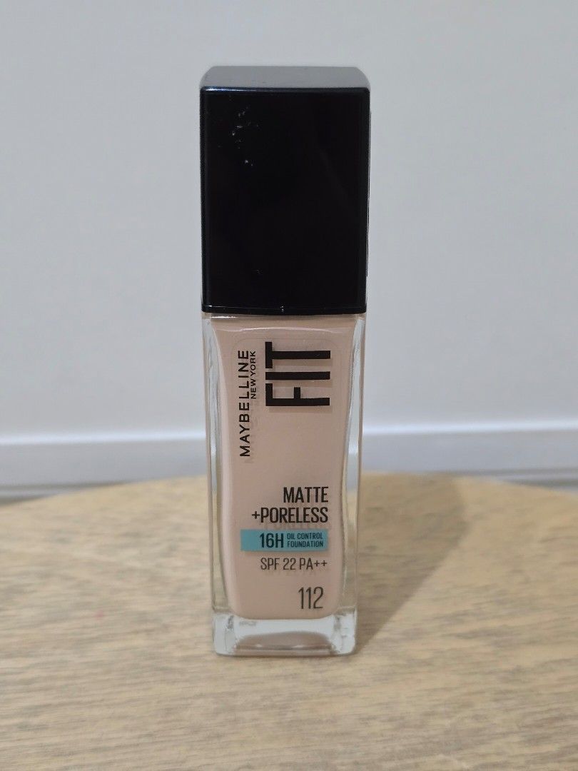 Maybelline Fit me Foundation SHADE 112 (Category: Makeup) located in Pasig City. Submitted by VieuFashion (Listing ID 1433938231, Image 1). Description: SHADE 112 swatched only bought march 04, 2026.