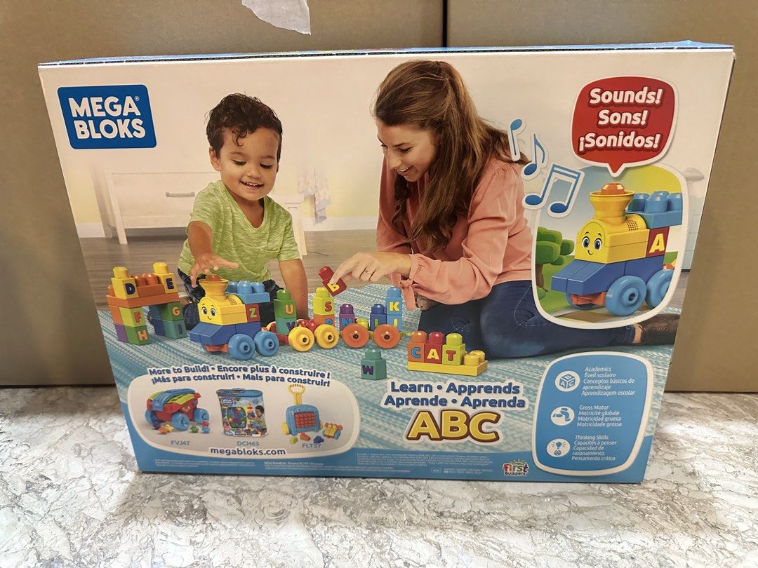 Mega Bloks ABC Musical Train, Hobbies & Toys, Toys & Games on Carousell