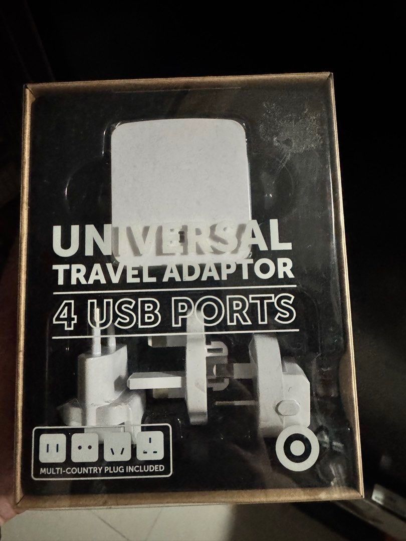 New Target Universal Travel Adapter with 4 USB Ports