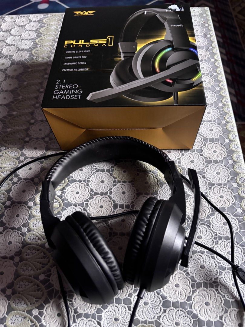 PAF Pulse 1 Chroma 2.1 Stereo Gaming Headset, Audio, Headphones ...