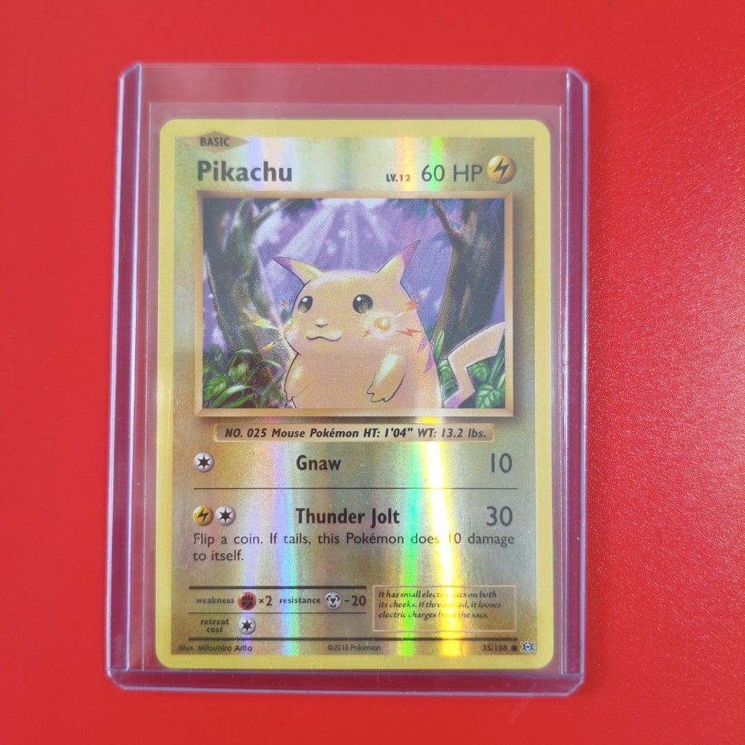 pokemon card pikachu 35 108 cards pack Tohoku Pikachu Pokmon Center Exclusive Box Card-Binder.com Card Number / Rarity Authentic 2016 Pokmon #35/108 Pikachu