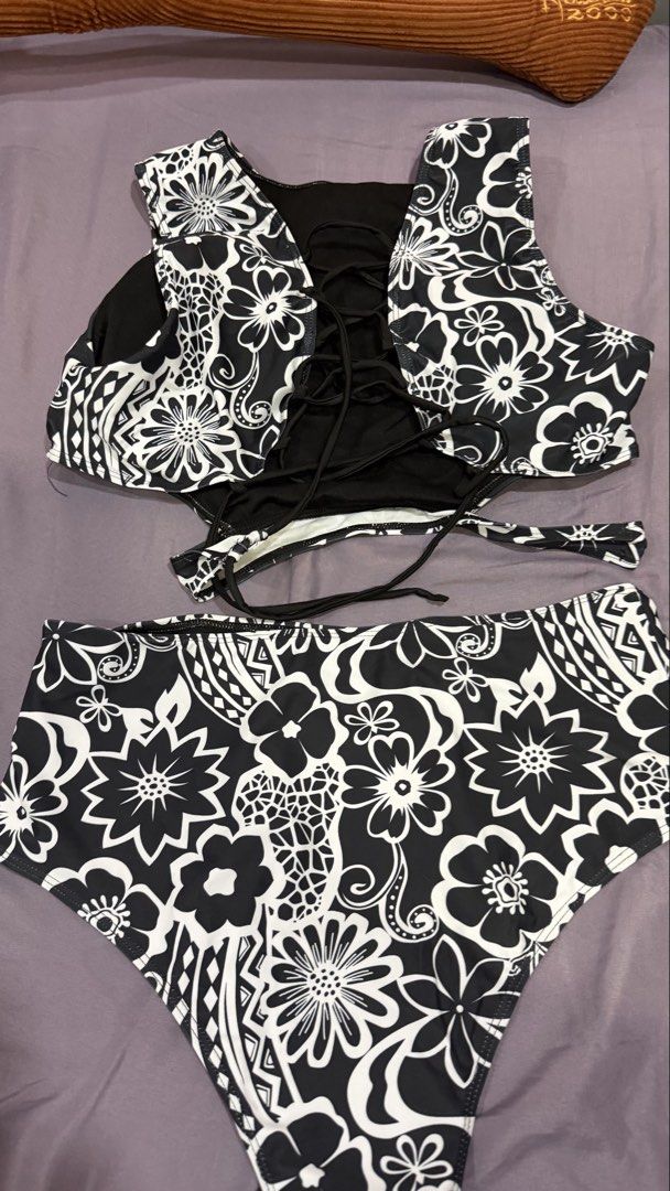 Plus size swimwear (Category: Bikinis & Swimsuits) located in General Trias. Submitted by secondhandthingzz (Listing ID 1433876269, Image 2). Description: 1XL on tag Never worn Waist: 30-44 inches Location: General Trias, Cavite Payment: Gcash/RCBC/Maribank Delivery: Lalamove, J&T (shouldered by buyer) ❤️.
