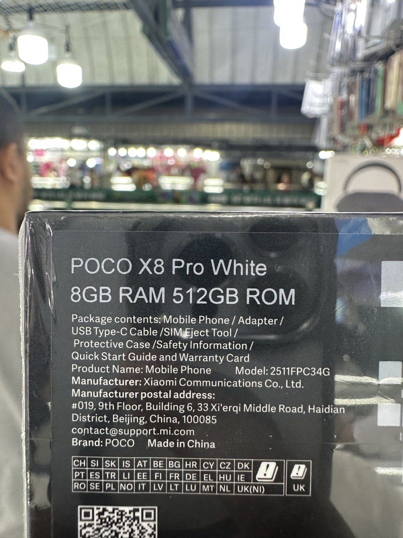 POCO X8 PRO 5G (Category: Android Others) located in Manila. Submitted by alinortaut09995 (Listing ID 1430086807, Image 3). Description: FOR SALE / SWAP 🔥 8/256gb 12/512gb 📱 POCO X8 Pro 5G ✅ Brandnew Sealed ✅ Openline (All SIM) ✅ NTC Variant ✅ With 1 Year Warranty 📦 Available Units: (Pro White) 💯 Guaranteed Brandnew & Legit 📍 Meetups / Shipping available 🔄 Open for SWAP Pwede sa lower unit + add cash (PM offers) 📩 Message me for sure buyer