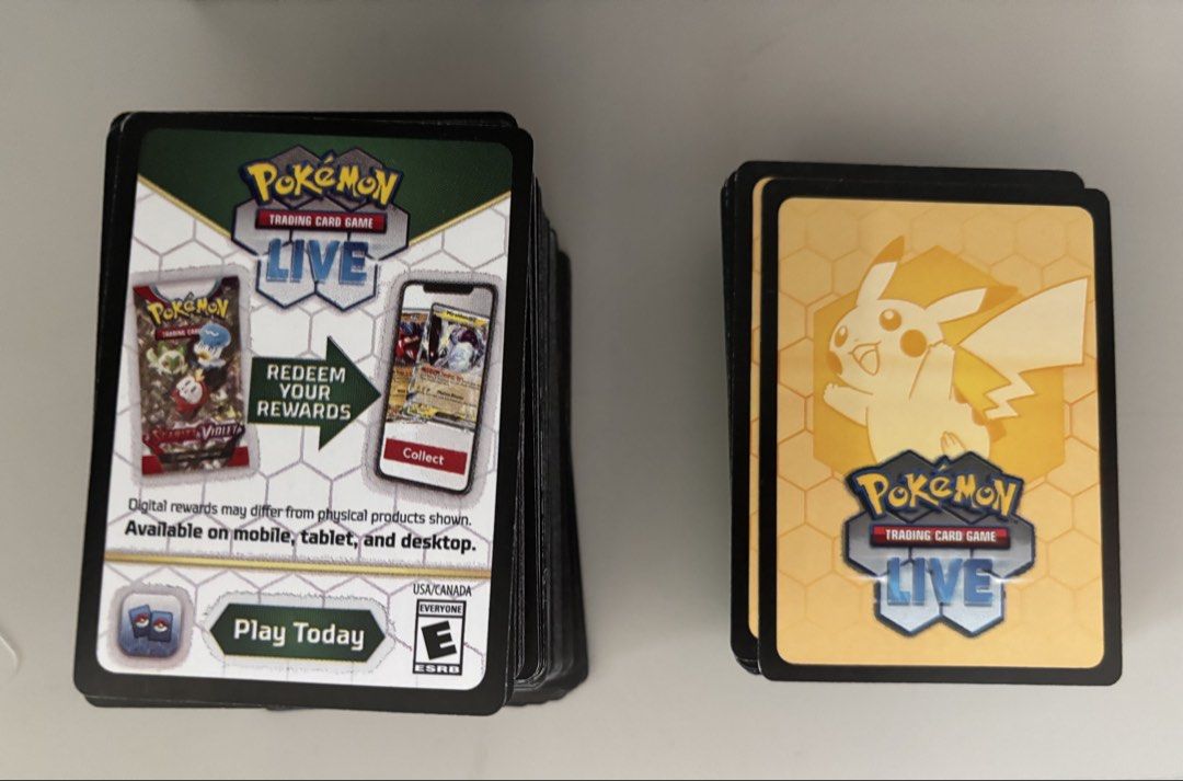 250 Pokemon Code Cards, Hobbies & Toys, Toys & Games on Carousell