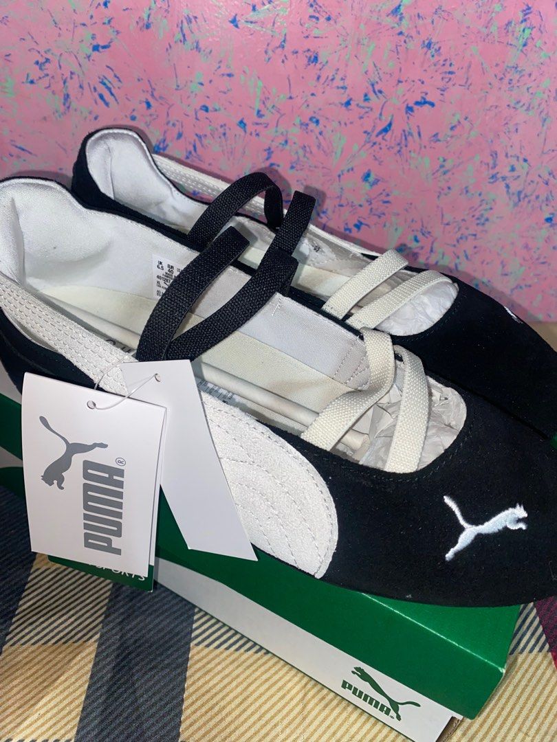 Puma Ballet Flats Black and White (Category: Flats & Sandals) located in Ibaan. Submitted by jiara_18 (Listing ID 1433827212, Image 1). Description: - Black and white color - Unworn condition - Complete inclusion Size: US 8.5 to 9 (25.5 cm).