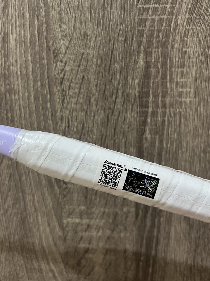 Glacier Racket Purple Kawasaki Glacier Badminton Racket, Sports Equipment, Sports ...